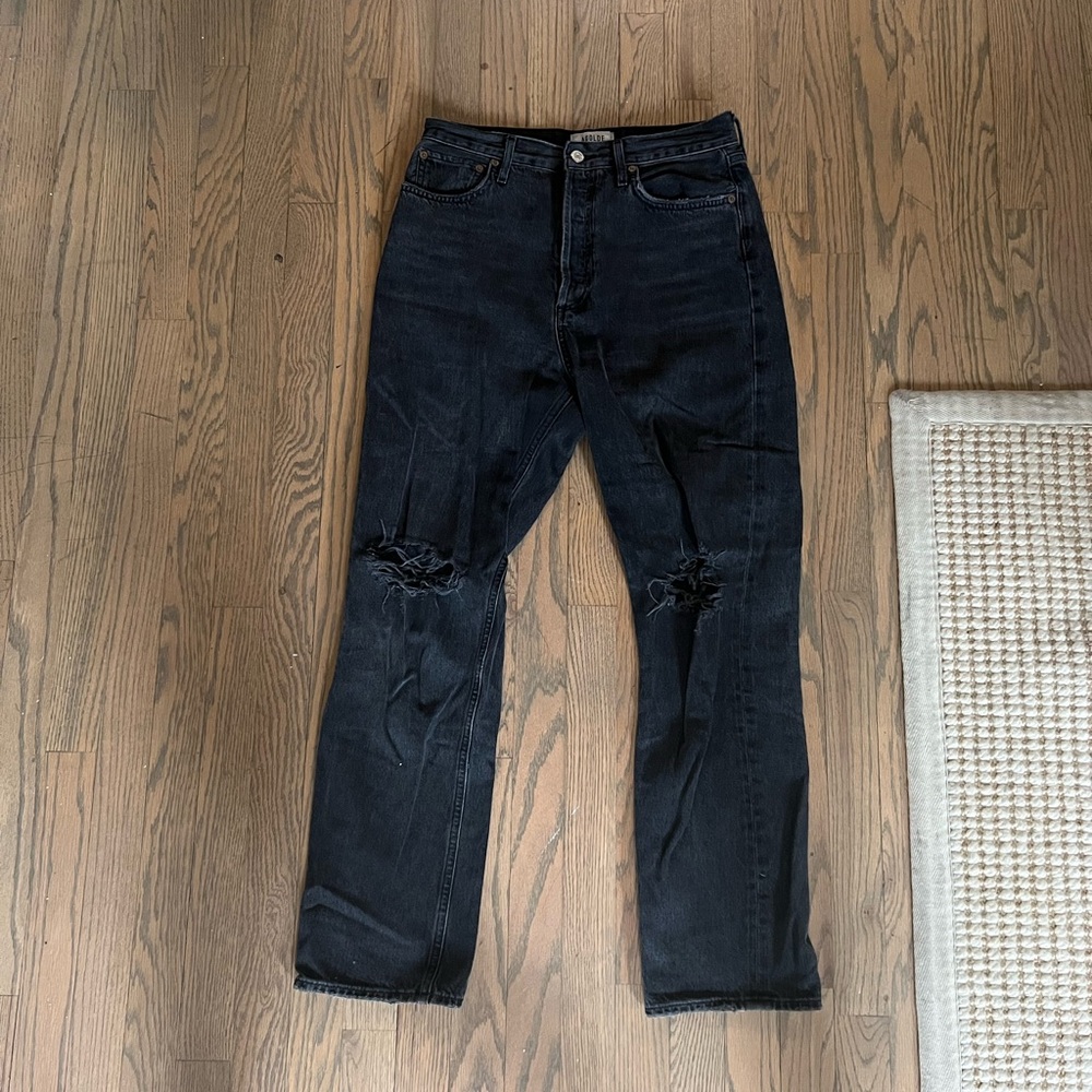 Agolde 90’s Pinch Waist Distressed Jeans
